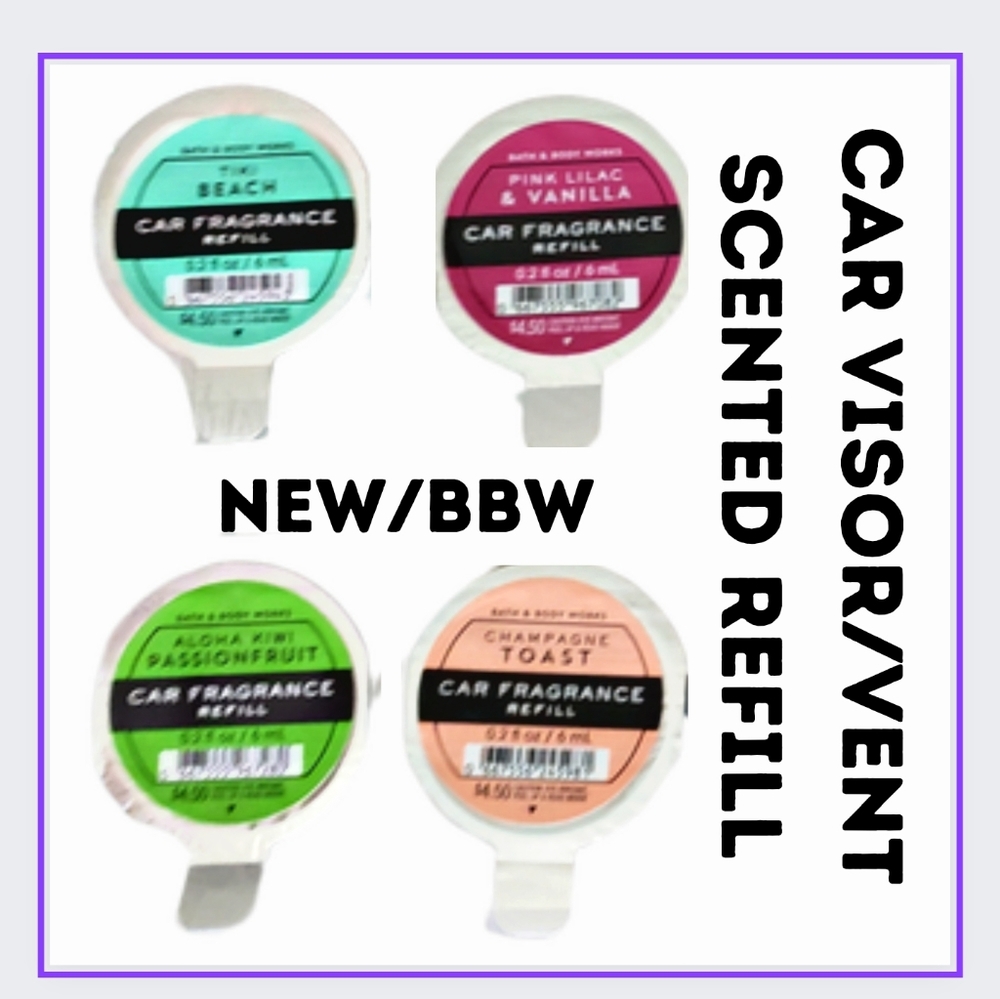 🔥SCENT REFILLS FOR BBW VENT & VISOR CLIPS **YOU PICK 1**